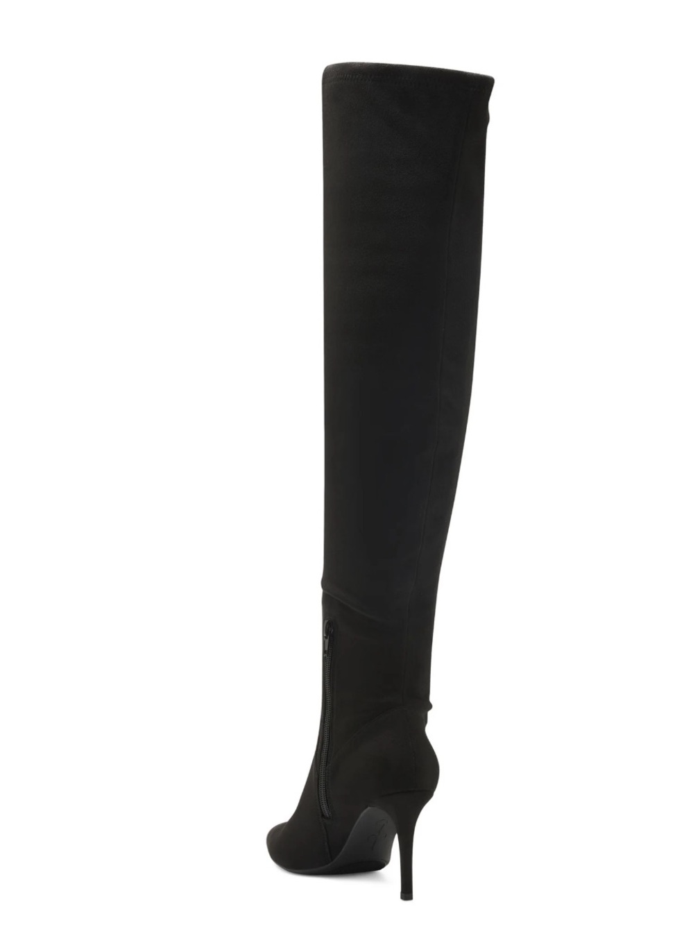 BRAND NEW JESSICA SIMPSON Black Cushioned Abrine Pointed Toe Stiletto Boots 8M - Picture 2 of 3
